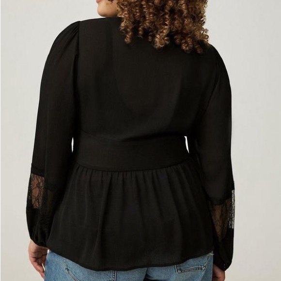 Torrid Black Lace Blouse - Picture 2 of 10